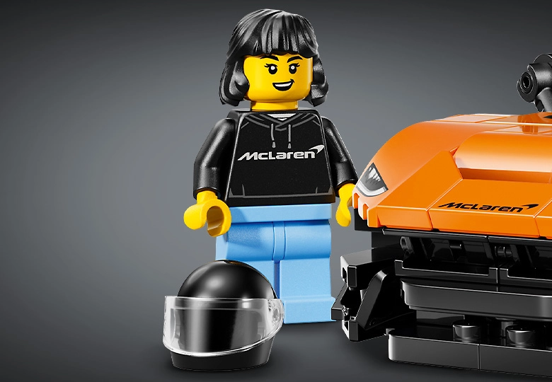 عکس مینی فیگور راننده LEGO SPEED Mclaren W1