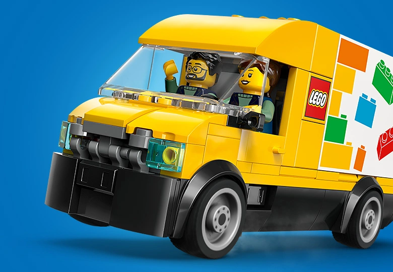 عکس کابین راننده LEGO The LEGO Van 60500