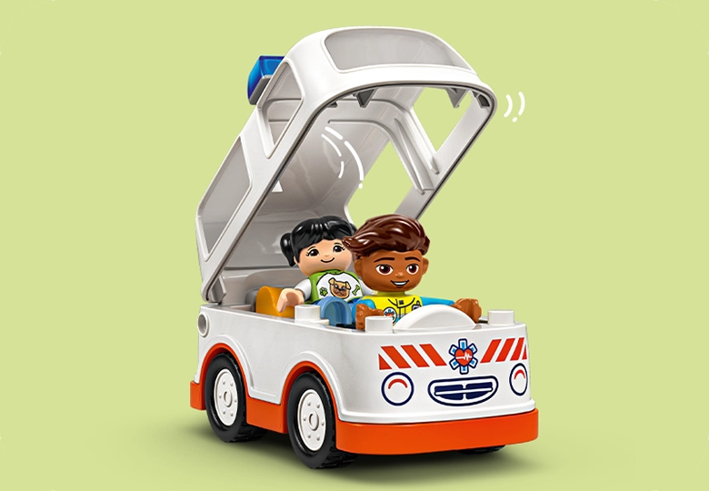 عکس دسترسی آسان بازی Lego Duplo Ambulance & Driver
