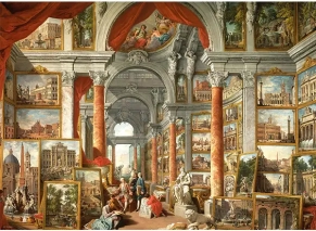 تصویر کامل پازل Gallery of Views of Modern Rome
