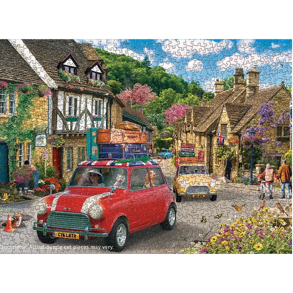 تصویر کامل پازل Traveling Mini Cooper
