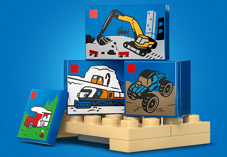 عکس جعبه های مینی لگویی LEGO The LEGO Van 60500