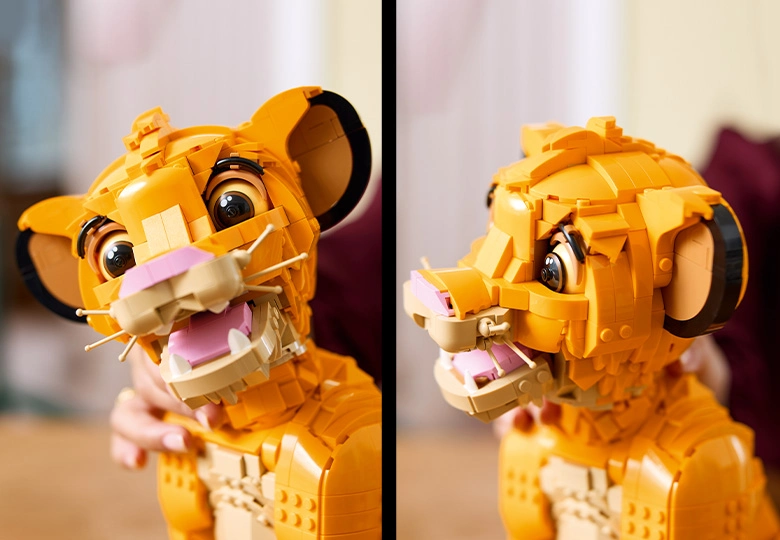 عکس ژست های شیر شاه سیمبا Lego Disney the lion king