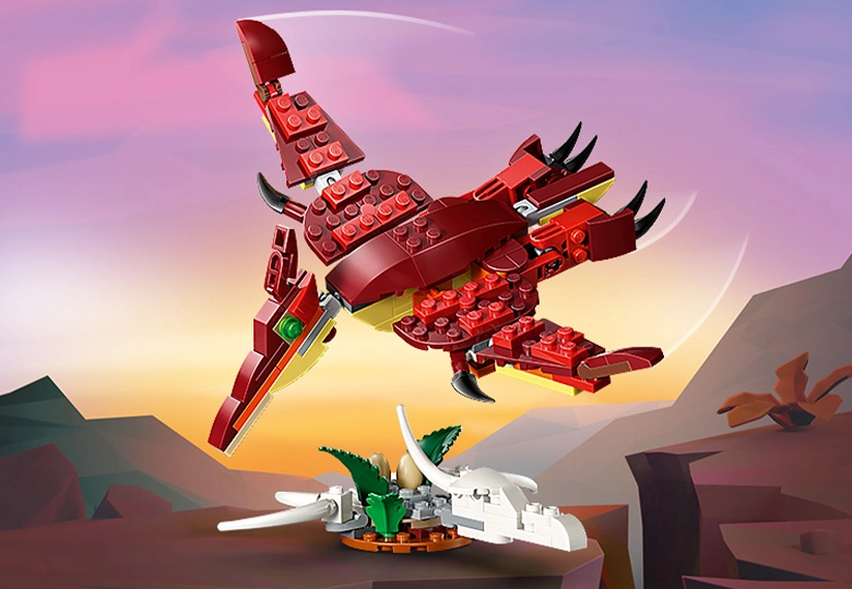 عکس دایناسور پتروسور LEGO Creator Fierce Dinosaur