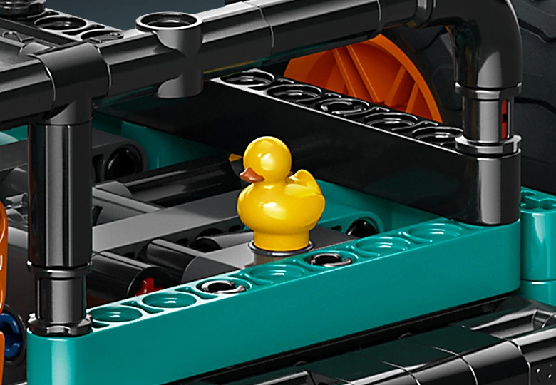 عکس اردک زرد جیپ LEGO Technic Jeep Wrangler Rubicon