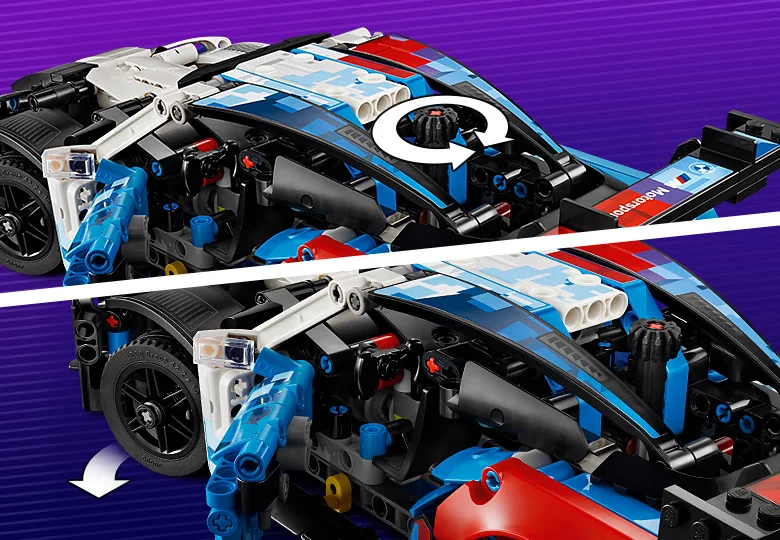 چرخش فرمان لگو تکنیک BMW M4 GT3 EVO