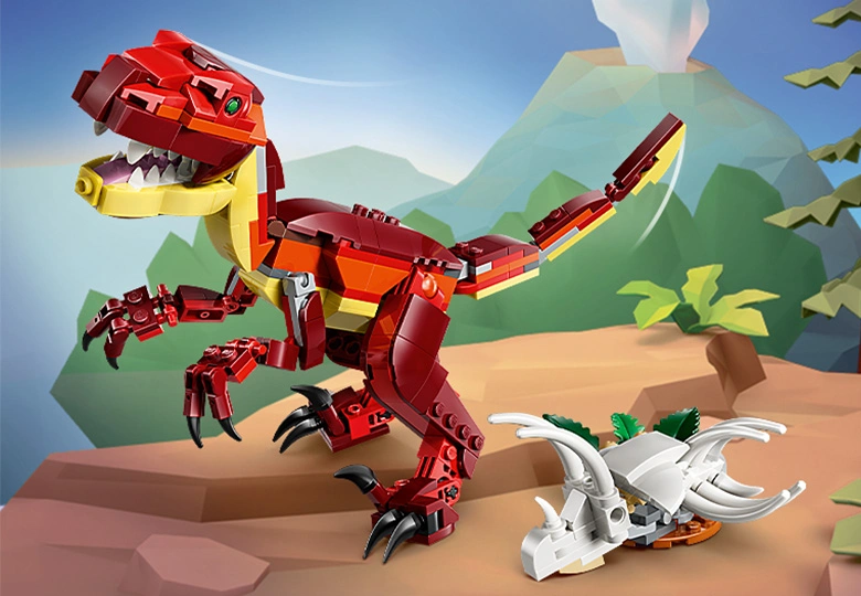 عکس دایناسور ولوسیراپتور LEGO Creator Fierce Dinosaur