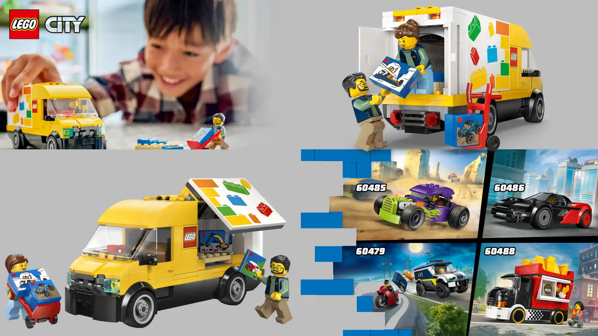 بنر اصلی دسکتاپ LEGO The LEGO Van 60500