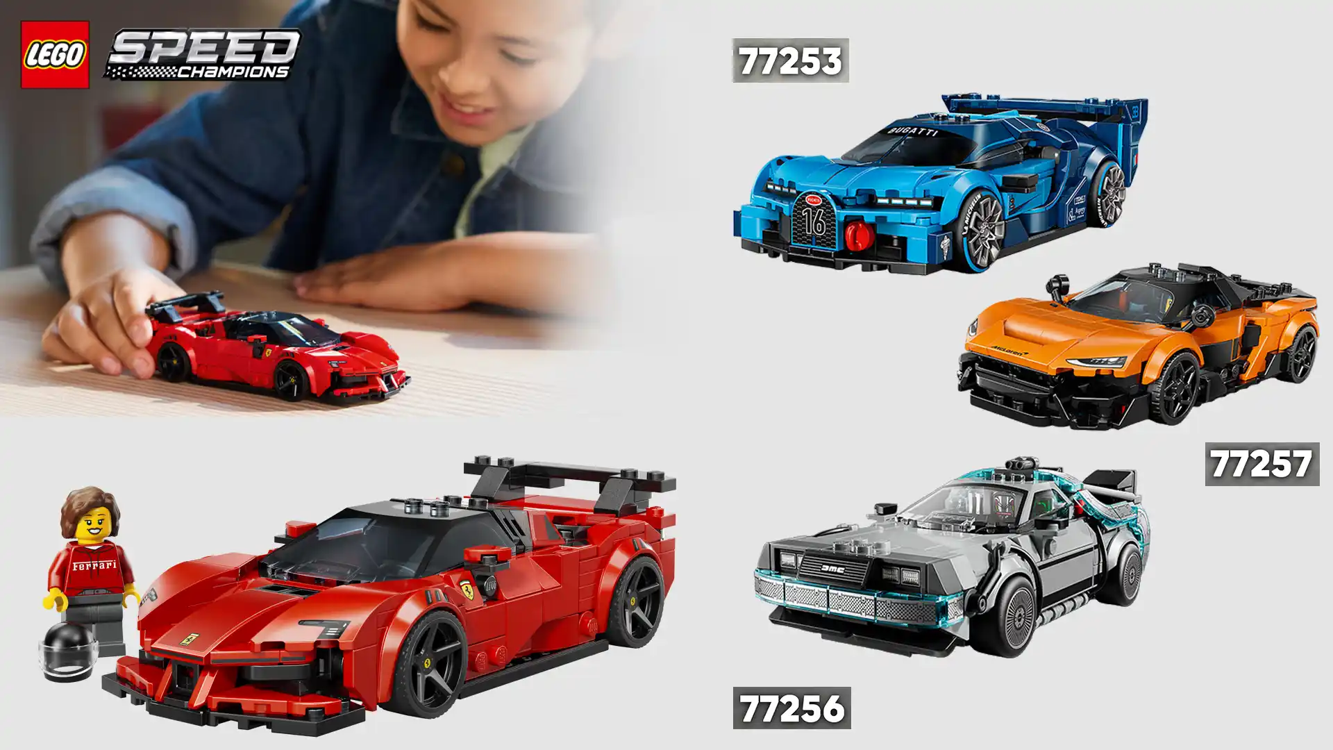 عکس بنر دسکتاپ LEGO SPEED Champions Ferrari SF90 XX Stradale