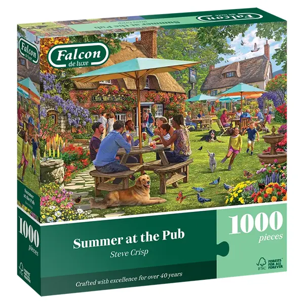 خرید پازل 1000 تکه فالکون مدل Summer at the Pub