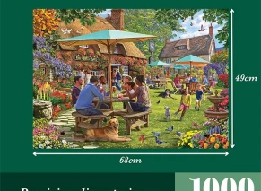 ابعاد پس از ساخت پازل 1000 تکه فالکون مدل Summer at the Pub