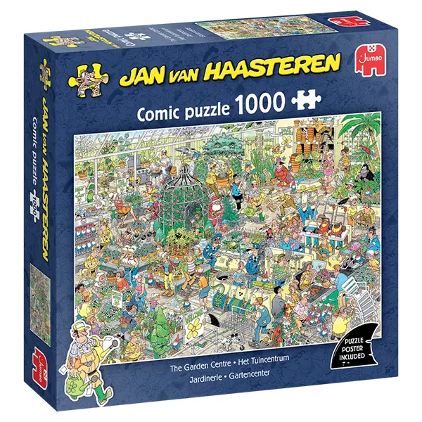 خرید پازل 1000 تکه Jan van Haasteren جامبو طرح مرکز باغبانی