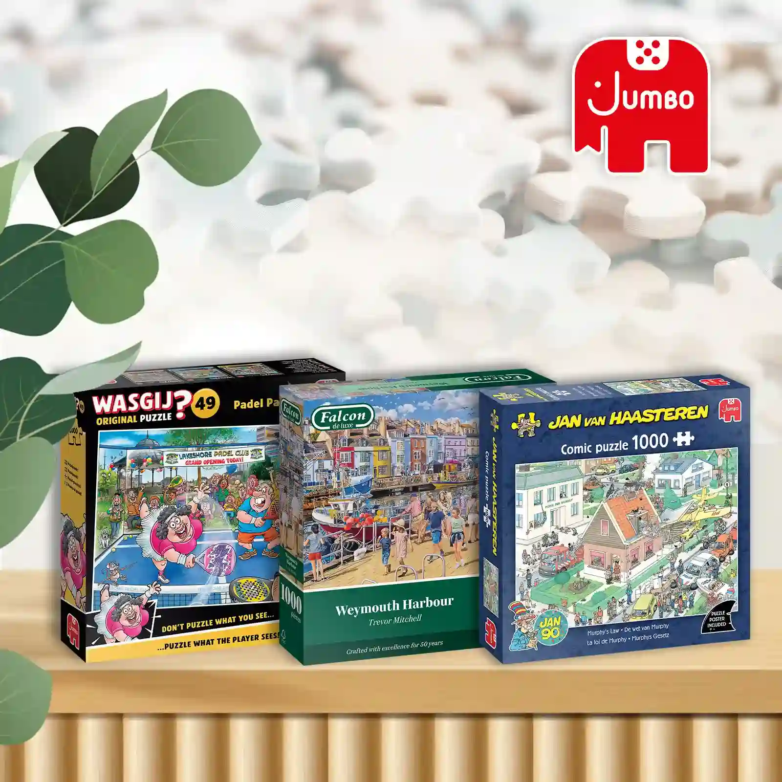 پازلهای برند wasgij از jumbo