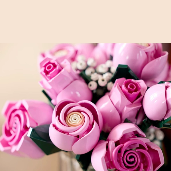 خرید دسته گل لگویی صورتی