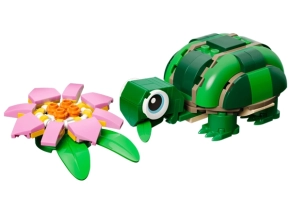 قیمت LEGO Creator Turtle with a Water Lily Flower اورجینال دانمارکی