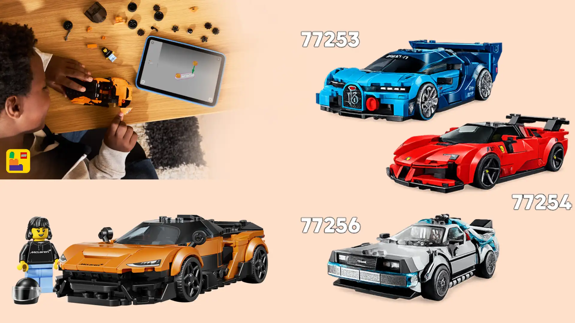 بنر دسکتاپ LEGO SPEED Mclaren W1