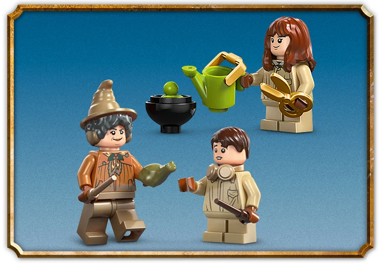 عکس 3 مینی فیگور Harry Potter Hogwarts Castle: Herbology Class