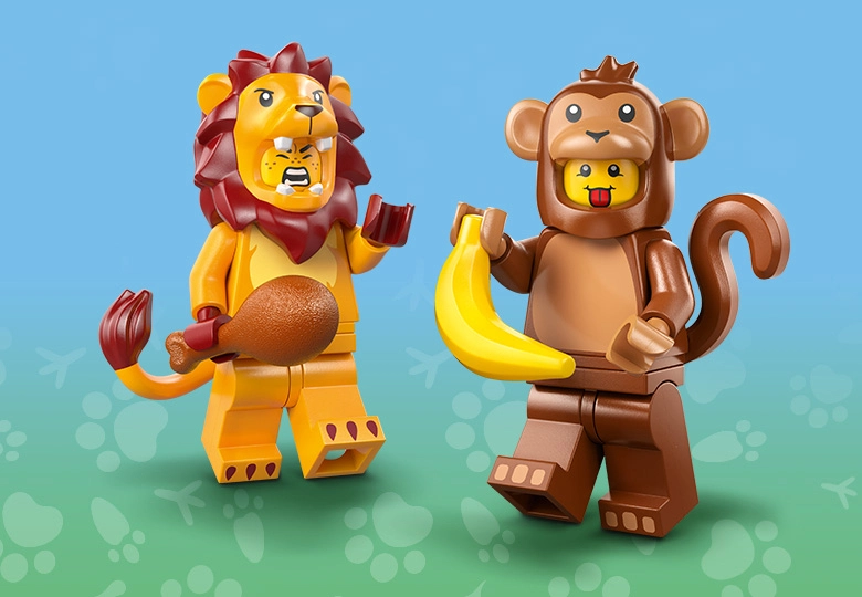عکس سافاری Minifigures Animals Series 28 مدل 71051