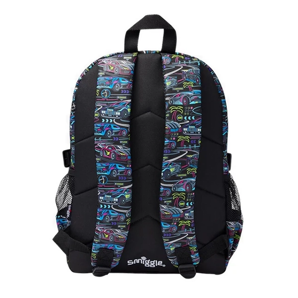 کوله پشتی Smiggle Race Car سه محفظه مناسب مدرسه و استفاده روزمره