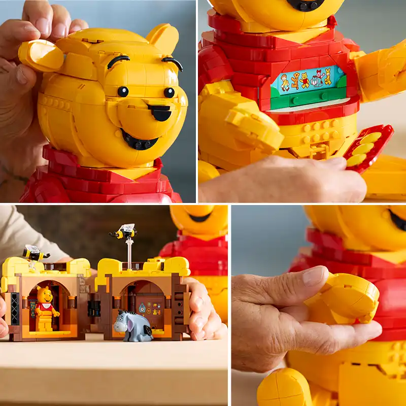 پوزهای مختلف LEGO Disney Winnie The Pooh 43300