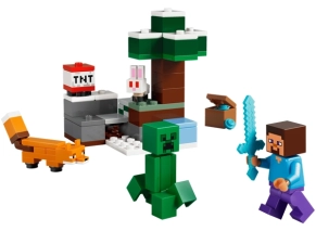 قیمت LEGO Minecraft Steve's Taiga Adventure 21583