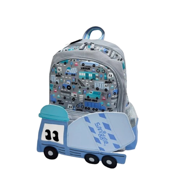 کیف پسرانه اسمیگل طرح Car برای پیش دبستانی