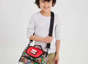 کیف غذای عایقشده Marvel Smiggle برای مدرسه و سفر، طراحی ابرقهرمانی رترو