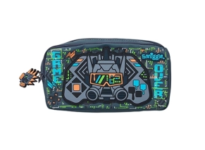 خرید جامدادی دو زیپ اسمیگل Smiggle طرح Game Grid 74484