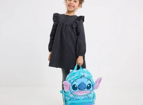 کوله پیش دبستانی Stitch اسمیگل با اپلیکه سهبعدی