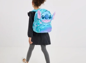 کوله پشتی کودک اسمیگل طرح Stitch با جای بطری آب