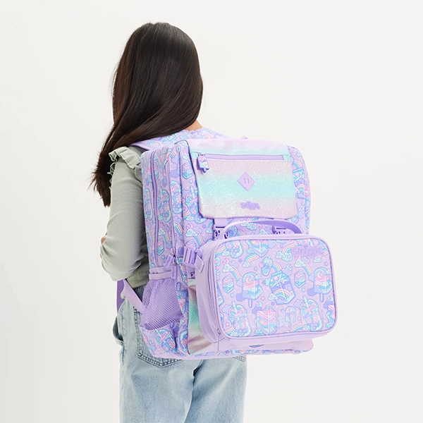 خرید اینترنتی کوله پشتی مدرسه دخترانه اسمیگل Smiggle طرح Bubble Tea از پانزی تویز