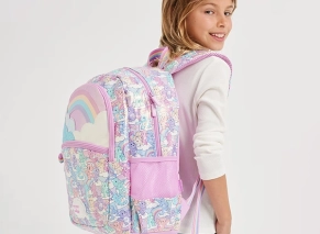 کوله پشتی مدرسه Smiggle Care Bears با جای لپ تاپ 15 اینچ