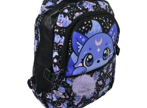 کوله پشتی مدرسهای دخترانه Smiggle Kitty Fox با جیب بطری آب و بند قابل تنظیم