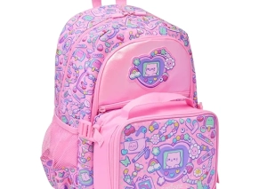 کیف مدرسه بزرگ دخترانه اسمیگل Smiggle طرح Girly Cosmetic