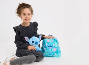 کوله پشتی مهد کودک Stitch اسمیگل آبی رنگ