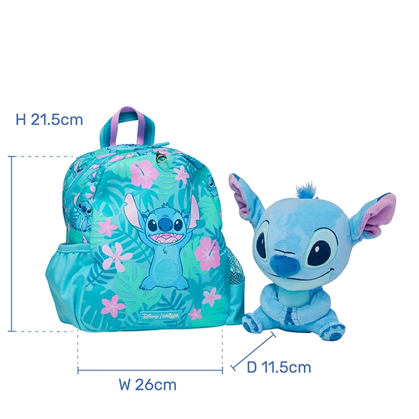 ابعاد کوله پشتی مهد کودک اسمیگل Smiggle طرح Stitch