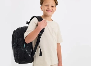 کوله پشتی Smiggle Ninja سه محفظه جادار ضد آب