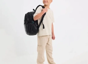 کوله پشتی اسمیگل طرح Ninja با جای لپ تاپ و جیب قمقمه