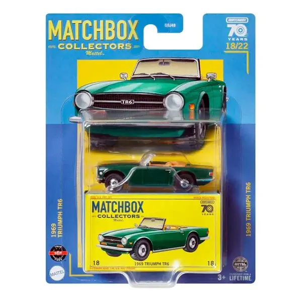 ماشین کلکسیونی Matchbox مدل 1969 Triumph TR6