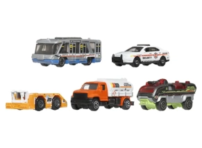 بسته پنجعددی ماشین فلزی Matchbox Airport II کد JBX23