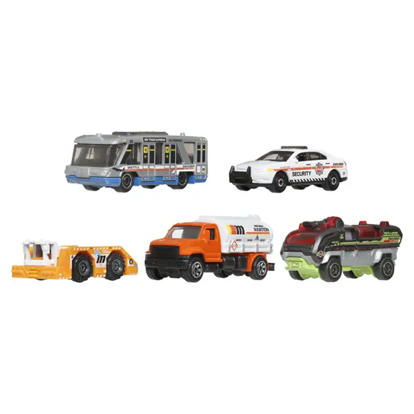 بسته پنجعددی ماشین فلزی Matchbox Airport II کد JBX23
