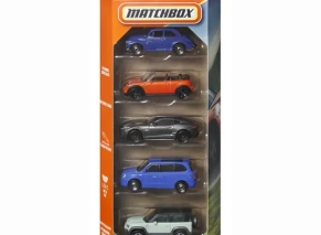 بسته پنجعددی ماشین فلزی Matchbox MBX British Roadways کد JBX33