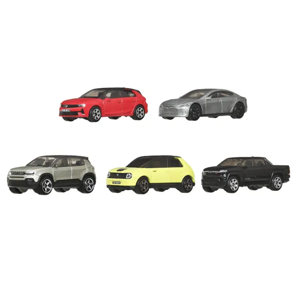بسته پنجعددی ماشین فلزی Matchbox Electric Drivers کد JBX18