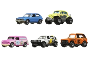 بسته پنجعددی ماشین فلزی Matchbox MBX Retro کد JBX36