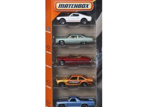 بسته پنجعددی ماشین فلزی Matchbox MBX Road Cruisers II کد JBX35