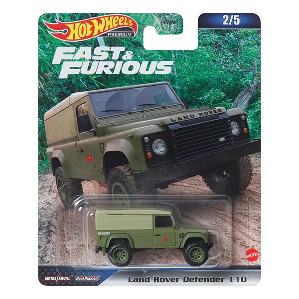 ماشین هات ویلز پریمیوم مدل لندرور دیفندر 110 سری Fast & Furious کد HKD26