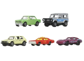 بسته پنجعددی ماشین فلزی Matchbox MBX Retro II کد JBX26